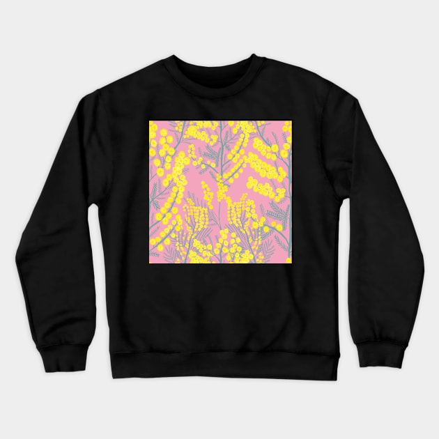 Mimosa tree Crewneck Sweatshirt by Papergrape